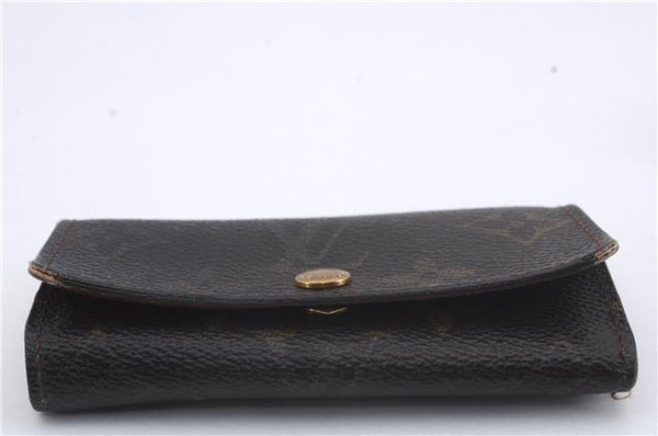 Authentic Louis Vuitton Monogram Cigarette Case Key Case 4Set LV 7303D