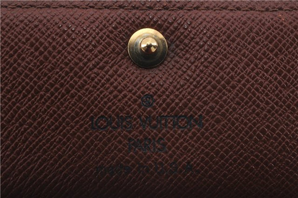 Authentic Louis Vuitton Monogram Cigarette Case Key Case 4Set LV 7303D