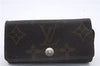 Authentic Louis Vuitton Monogram Cigarette Case Key Case 4Set LV 7303D