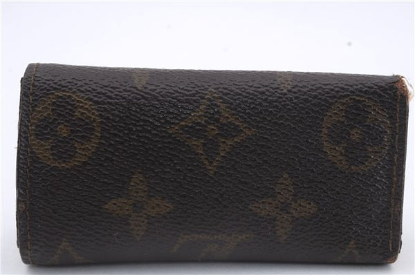 Authentic Louis Vuitton Monogram Cigarette Case Key Case 4Set LV 7303D