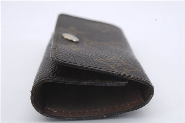 Authentic Louis Vuitton Monogram Cigarette Case Key Case 4Set LV 7303D