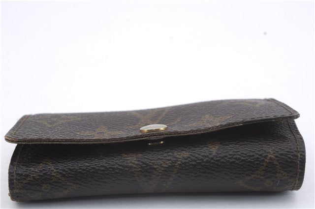 Authentic Louis Vuitton Monogram Cigarette Case Key Case 4Set LV 7303D