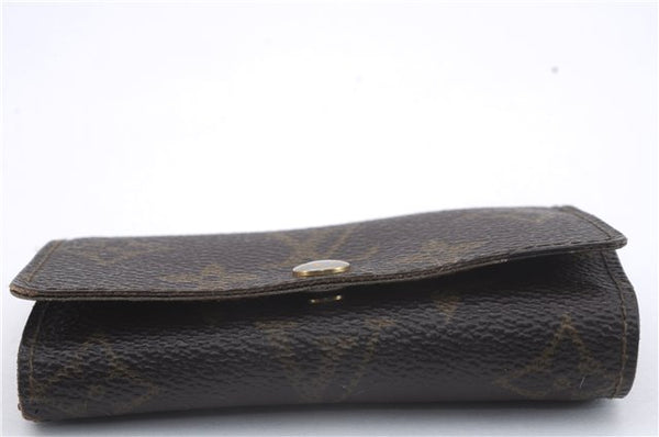 Authentic Louis Vuitton Monogram Cigarette Case Key Case 4Set LV 7303D