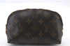 Authentic LOUIS VUITTON Monogram Pochette Cosmetic Pouch M47515 LV 7304C