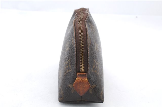 Authentic LOUIS VUITTON Monogram Pochette Cosmetic Pouch M47515 LV 7304C