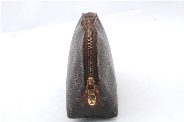 Authentic LOUIS VUITTON Monogram Pochette Cosmetic Pouch M47515 LV 7304C