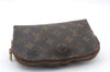 Authentic LOUIS VUITTON Monogram Pochette Cosmetic Pouch M47515 LV 7304C