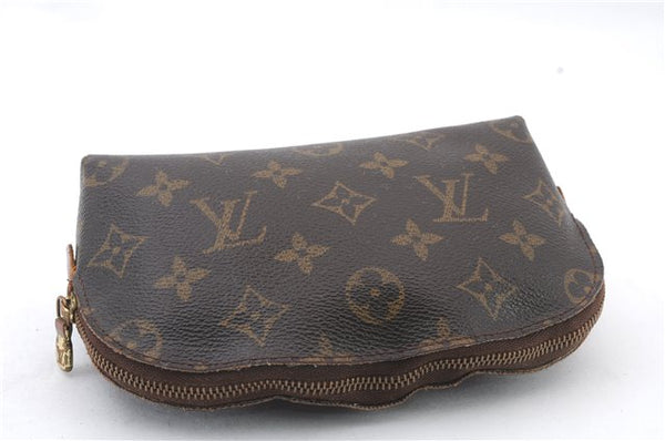 Authentic LOUIS VUITTON Monogram Pochette Cosmetic Pouch M47515 LV 7304C
