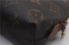Authentic LOUIS VUITTON Monogram Pochette Cosmetic Pouch M47515 LV 7304C