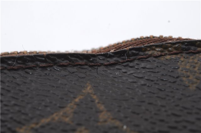 Authentic LOUIS VUITTON Monogram Pochette Cosmetic Pouch M47515 LV 7304C