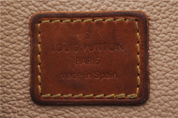 Authentic LOUIS VUITTON Monogram Pochette Cosmetic Pouch M47515 LV 7304C