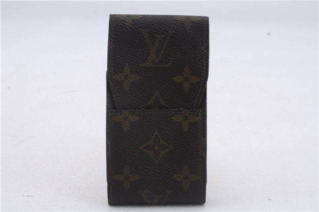Authentic Louis Vuitton Monogram Etui Cigarette Case M63024 LV 7305D