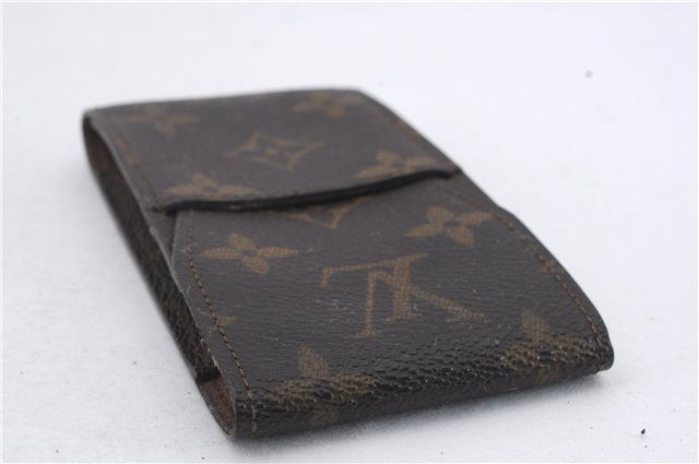 Authentic Louis Vuitton Monogram Etui Cigarette Case M63024 LV 7305D