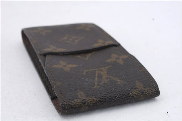 Authentic Louis Vuitton Monogram Etui Cigarette Case M63024 LV 7305D