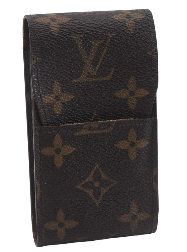 Authentic Louis Vuitton Monogram Etui Cigarette Case M63024 LV 7306D