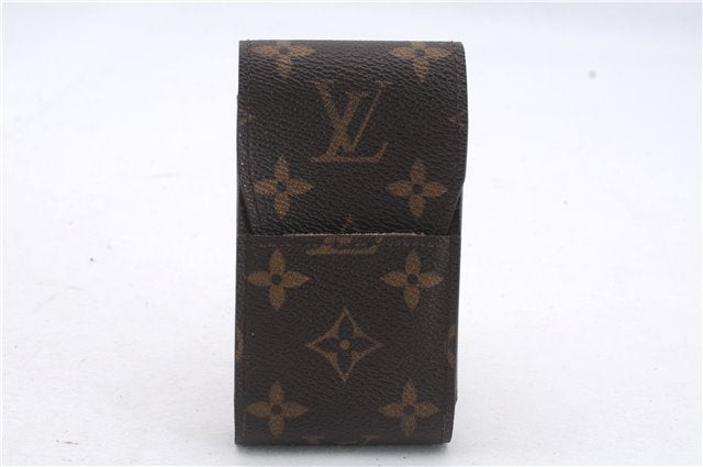 Authentic Louis Vuitton Monogram Etui Cigarette Case M63024 LV 7306D