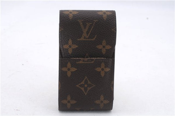 Authentic Louis Vuitton Monogram Etui Cigarette Case M63024 LV 7306D