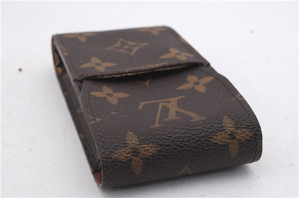 Authentic Louis Vuitton Monogram Etui Cigarette Case M63024 LV 7306D