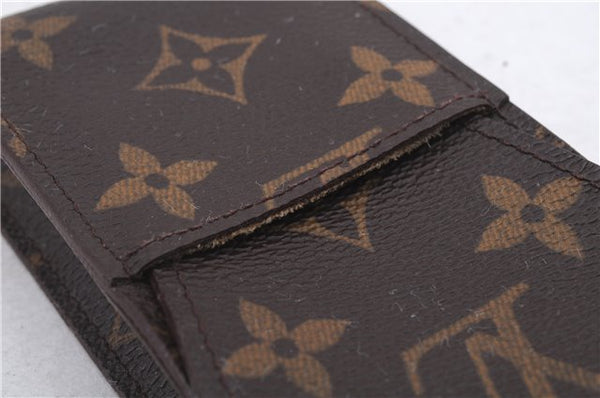Authentic Louis Vuitton Monogram Etui Cigarette Case M63024 LV 7306D