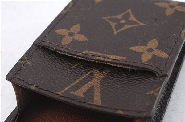Authentic Louis Vuitton Monogram Etui Cigarette Case M63024 LV 7306D