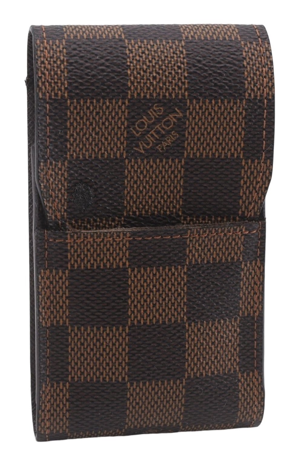 Authentic Louis Vuitton Damier Etui Cigarette Case N63024 LV 7307D