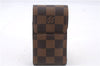 Authentic Louis Vuitton Damier Etui Cigarette Case N63024 LV 7307D