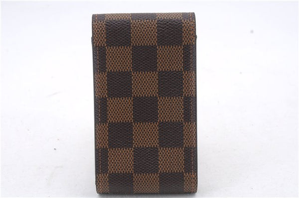 Authentic Louis Vuitton Damier Etui Cigarette Case N63024 LV 7307D