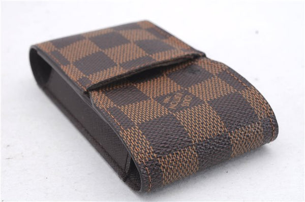 Authentic Louis Vuitton Damier Etui Cigarette Case N63024 LV 7307D