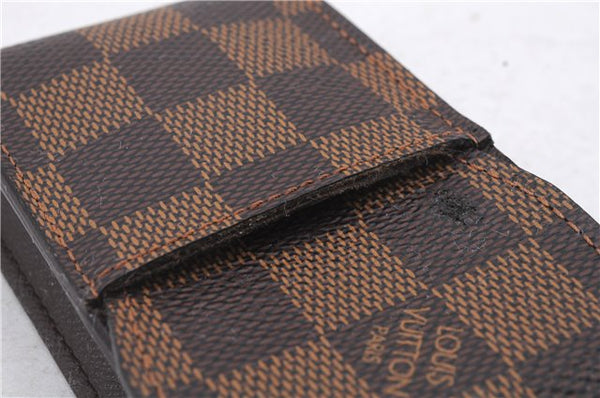 Authentic Louis Vuitton Damier Etui Cigarette Case N63024 LV 7307D