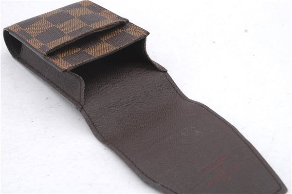 Authentic Louis Vuitton Damier Etui Cigarette Case N63024 LV 7307D
