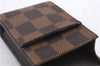 Authentic Louis Vuitton Damier Etui Cigarette Case N63024 LV 7307D