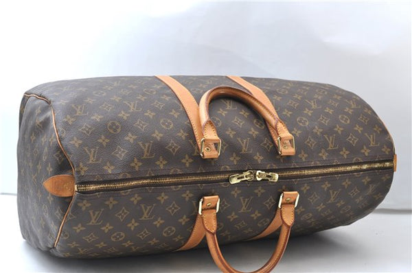 Authentic Louis Vuitton Monogram Keepall 55 Travel Boston Bag M41424 LV 7307E