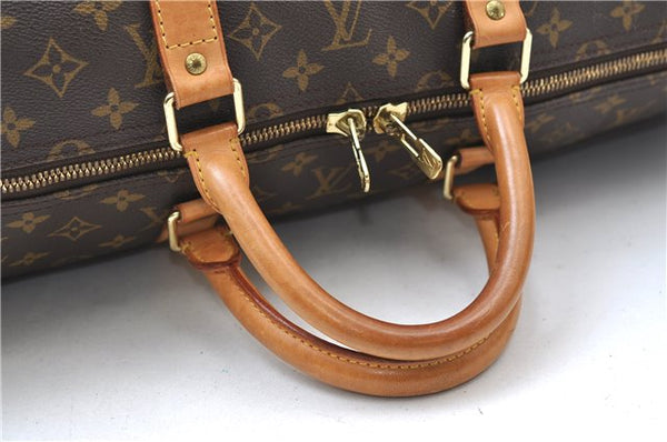 Authentic Louis Vuitton Monogram Keepall 55 Travel Boston Bag M41424 LV 7307E