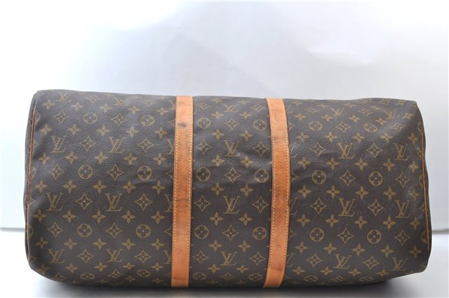 Authentic Louis Vuitton Monogram Keepall 55 Travel Boston Bag M41424 LV 7307E