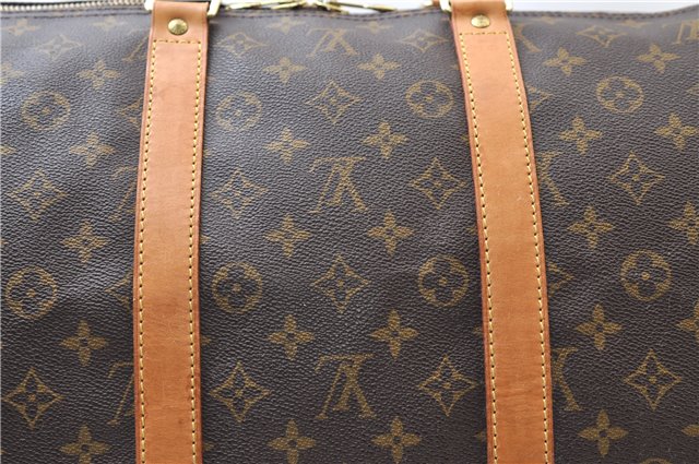 Authentic Louis Vuitton Monogram Keepall 55 Travel Boston Bag M41424 LV 7307E