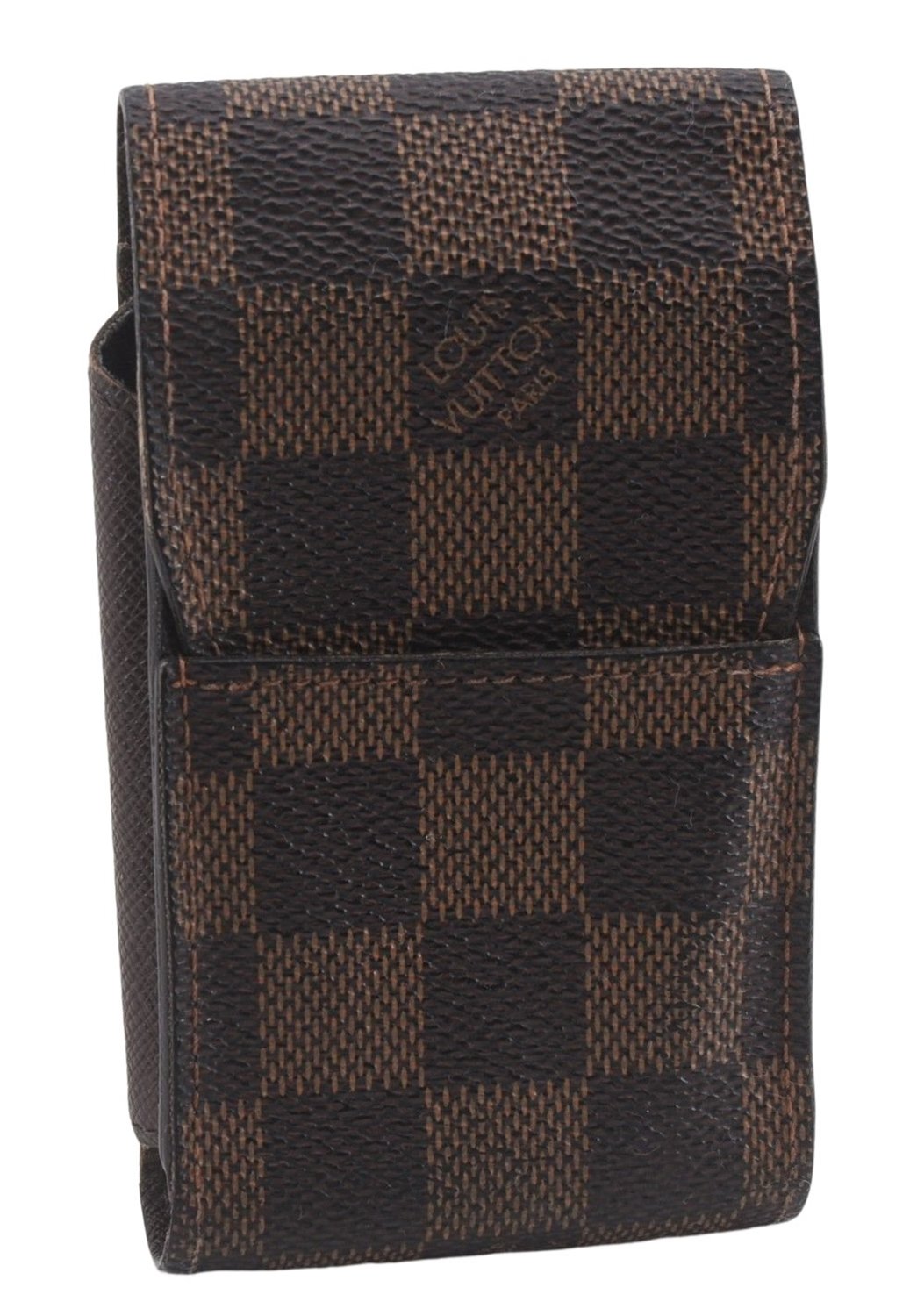 Authentic Louis Vuitton Damier Etui Cigarette Case N63024 LV 7308D