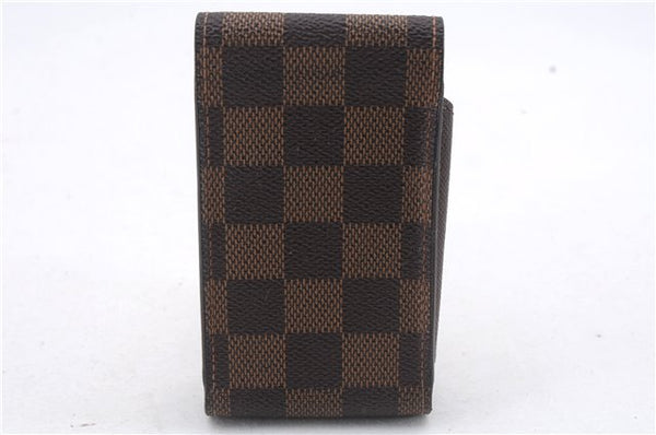 Authentic Louis Vuitton Damier Etui Cigarette Case N63024 LV 7308D