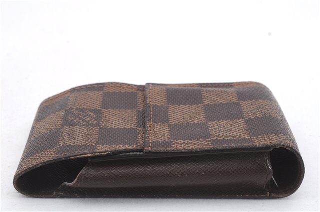 Authentic Louis Vuitton Damier Etui Cigarette Case N63024 LV 7308D