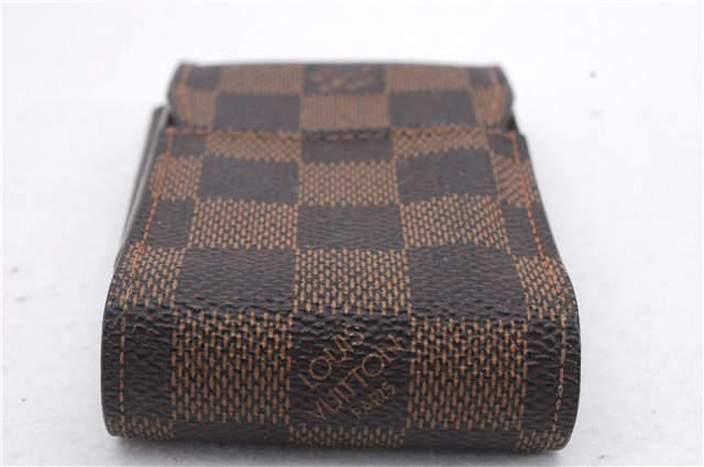 Authentic Louis Vuitton Damier Etui Cigarette Case N63024 LV 7308D