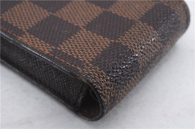 Authentic Louis Vuitton Damier Etui Cigarette Case N63024 LV 7308D