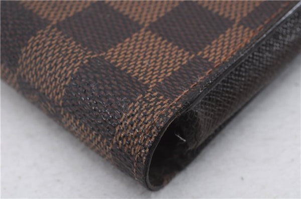 Authentic Louis Vuitton Damier Etui Cigarette Case N63024 LV 7308D