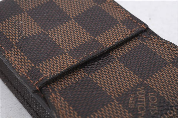 Authentic Louis Vuitton Damier Etui Cigarette Case N63024 LV 7308D