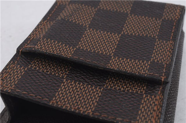 Authentic Louis Vuitton Damier Etui Cigarette Case N63024 LV 7308D