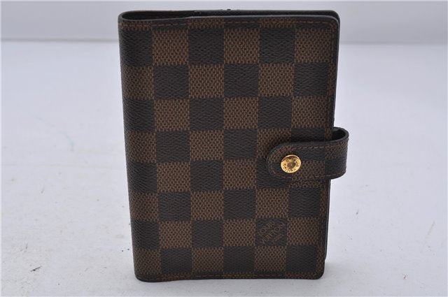 Authentic LOUIS VUITTON Damier Agenda PM Day Planner Cover R20700 LV 7309C