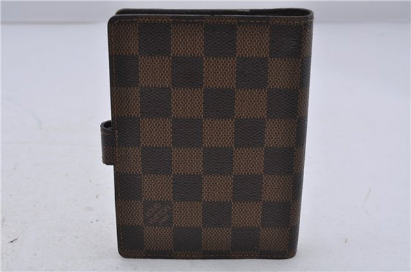 Authentic LOUIS VUITTON Damier Agenda PM Day Planner Cover R20700 LV 7309C
