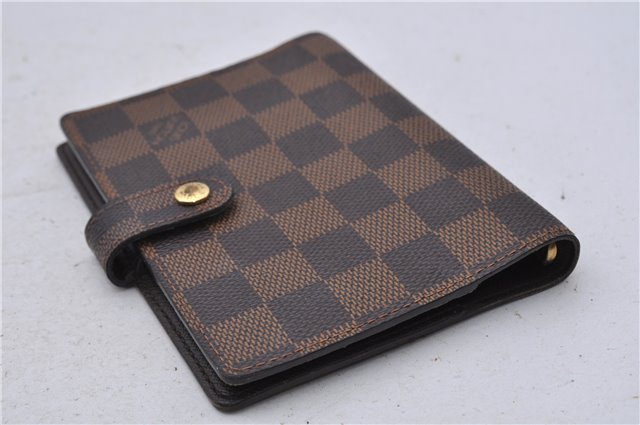 Authentic LOUIS VUITTON Damier Agenda PM Day Planner Cover R20700 LV 7309C