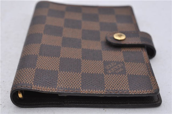 Authentic LOUIS VUITTON Damier Agenda PM Day Planner Cover R20700 LV 7309C