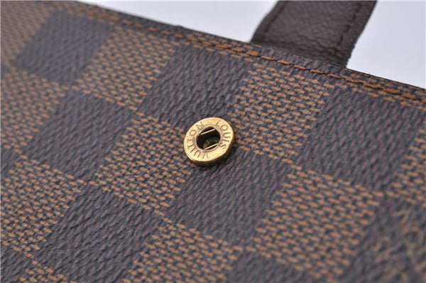 Authentic LOUIS VUITTON Damier Agenda PM Day Planner Cover R20700 LV 7309C