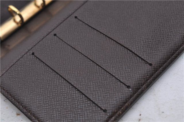 Authentic LOUIS VUITTON Damier Agenda PM Day Planner Cover R20700 LV 7309C