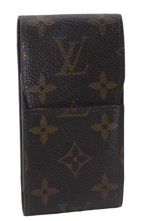 Authentic Louis Vuitton Monogram Etui Cigarette Case M63024 LV 7309D